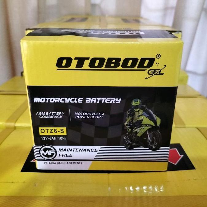 AKI KERING OTZ6S UNTUK MOTOR SCOOPY FI ISS, NEW BEAT ESP CBS 12V-7AH BARU