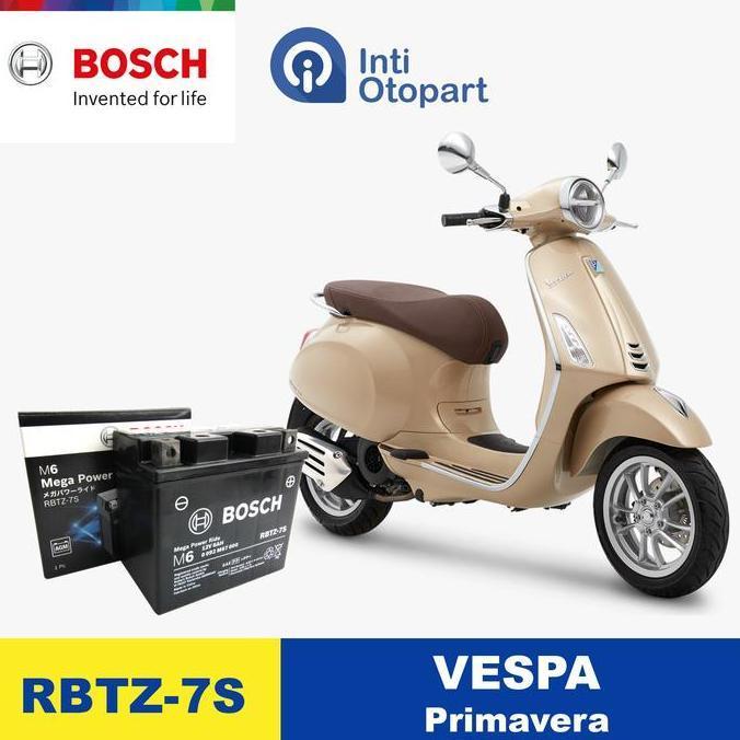 ACCU AKI MOTOR VESPA PRIMAVERA ORIGINAL BOSCH HEMAT