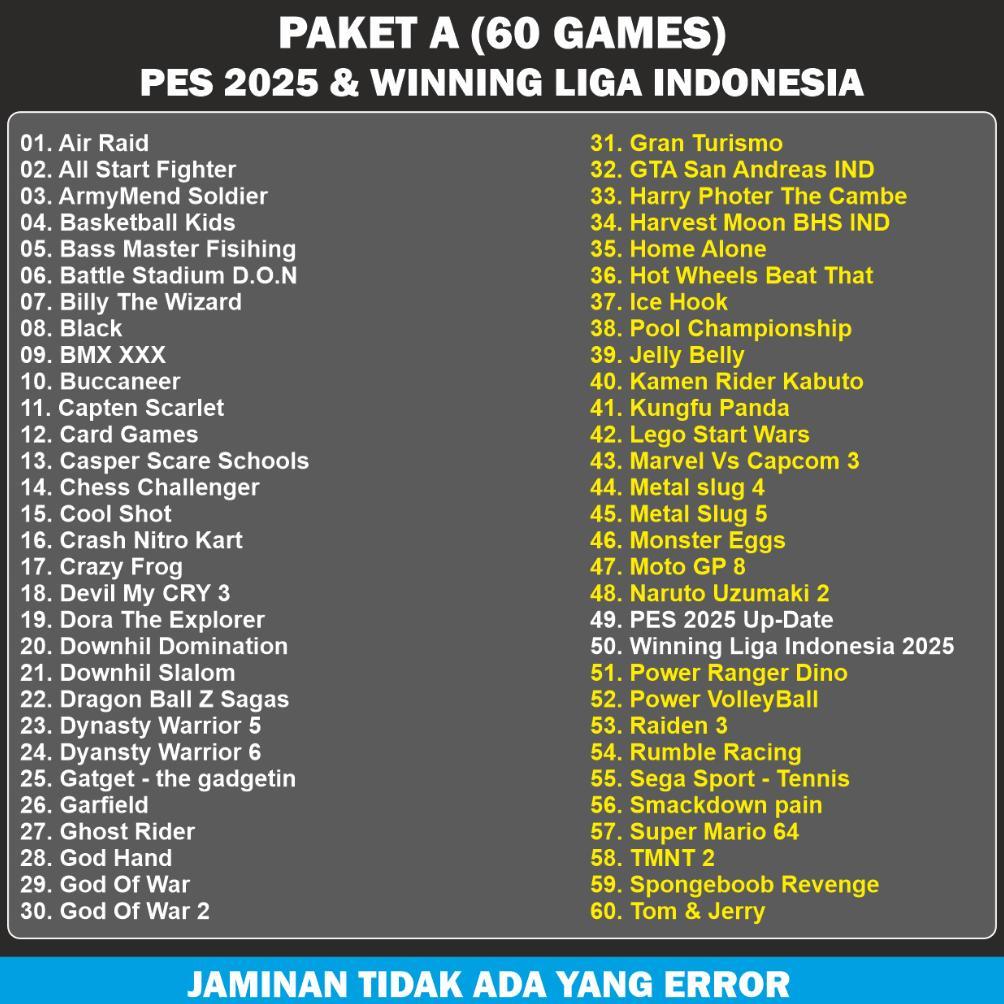 Flashdisk PS2 Full Game