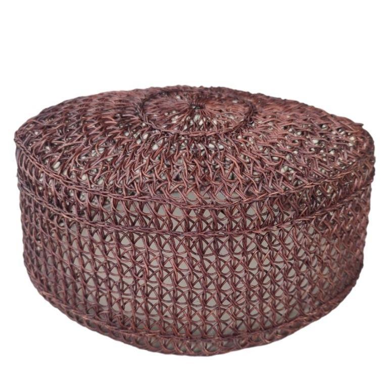 PREMIUM PECI SONGKOK AKAR ROTAN COKLAT