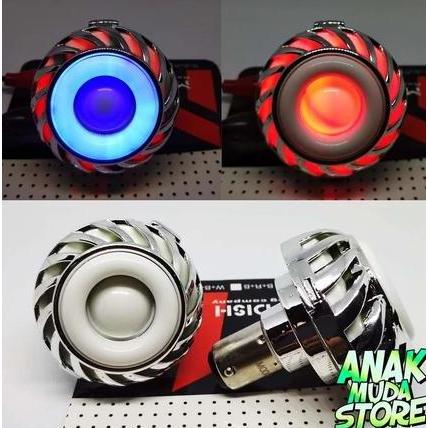 Lampu Rem Belakang Projie Lampu Stop Rem Motor Model Spiral Kipas Variasi Beat Vario Mio Fino