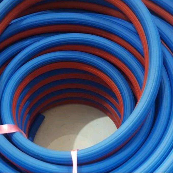selang dobel double twin line welding hose 1/4" x 3/8" las gas karbit LPG blender oksigen TOMECO