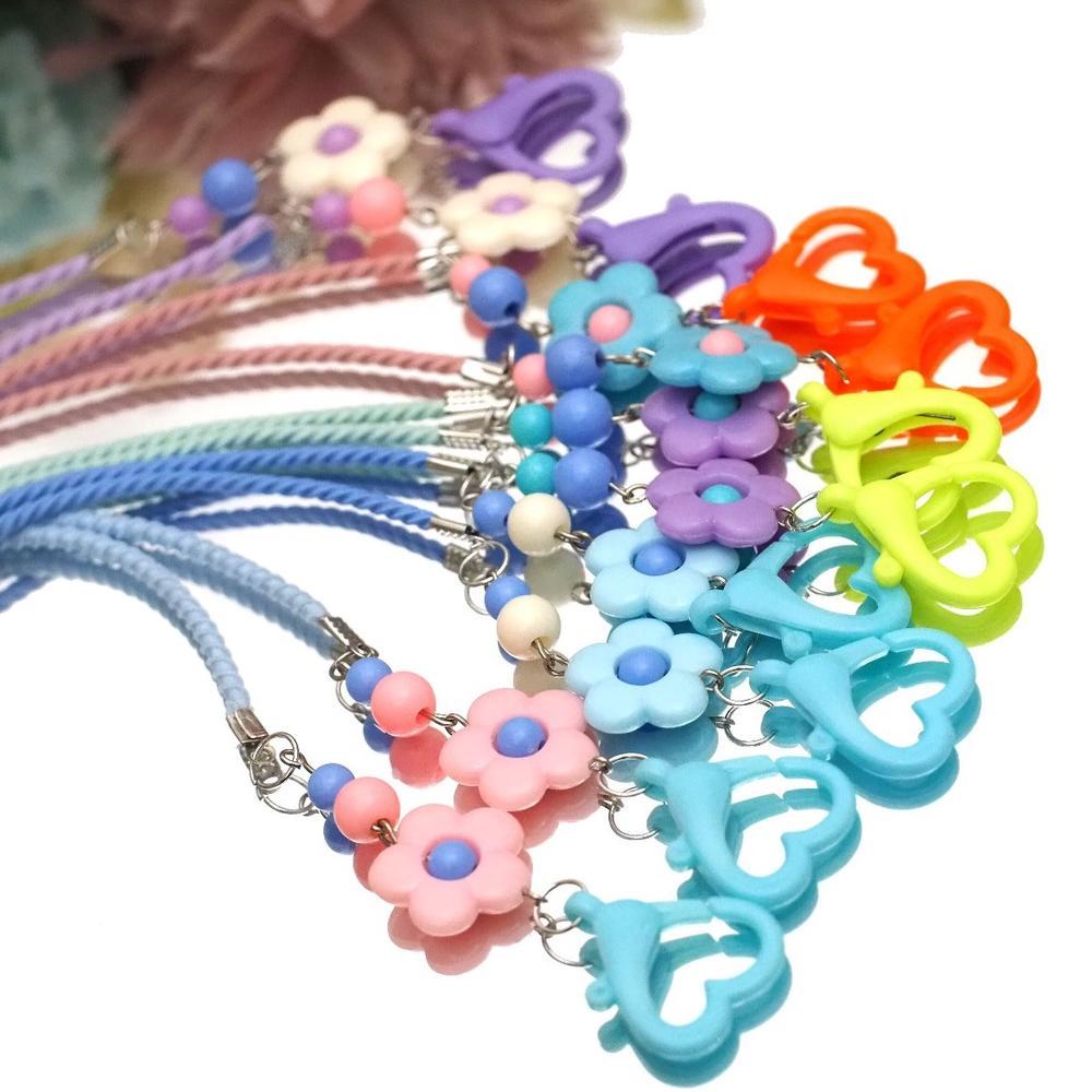 Tali Kalung Masker Karakter Kartun Lucu Strap Masker 2 in 1 Karet Elastis Konektor Masker Stopper Mi