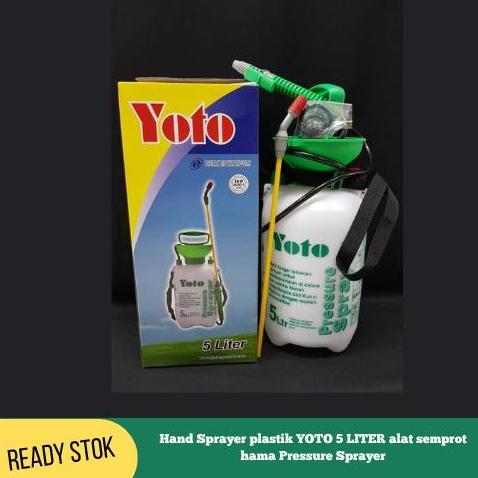 Hand Sprayer plastik YOTO 5 LITER alat semprot hama Pressure Sprayer