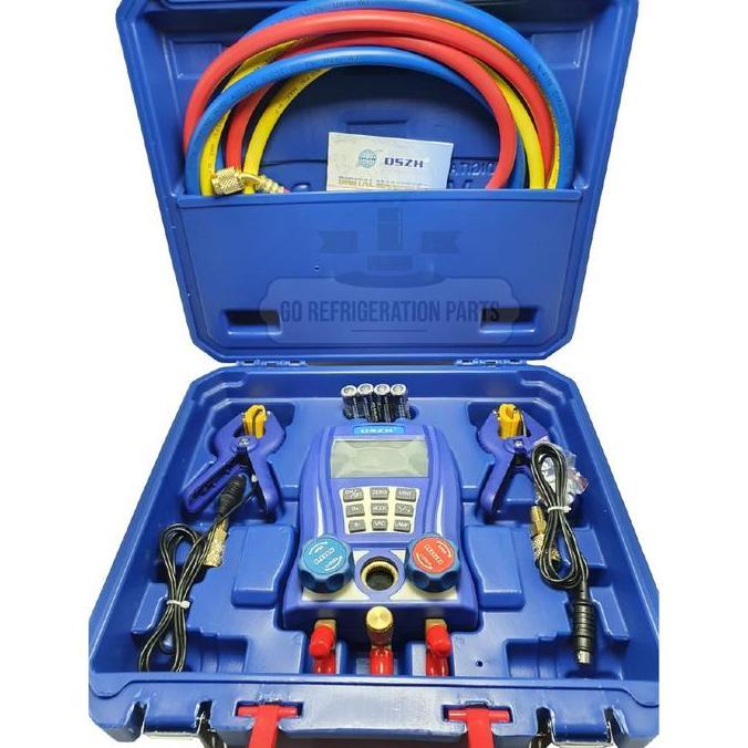 DIGITAL TESTING MANIFOLD VACUUM DAN FREON DSZH WK-6889L ORIGINAL