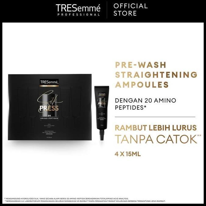 Tresemme Ampoule Silkpress 4x15ml