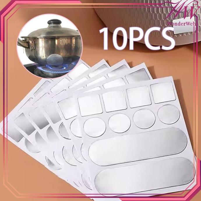 10pcs/Set Penambal Panci Bocor Anti Api Tambalan Panci Bocor Lem Panci Bocor Tahan Panas Tambal Panc