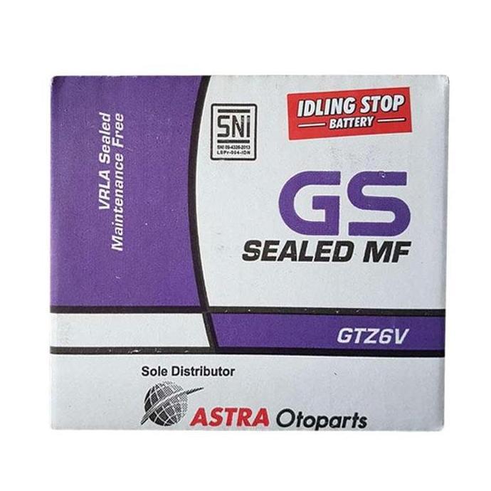 Aki Motor Suzuki Gsx 150 Gtz6V Gs Astra Kering Original Mf Restock