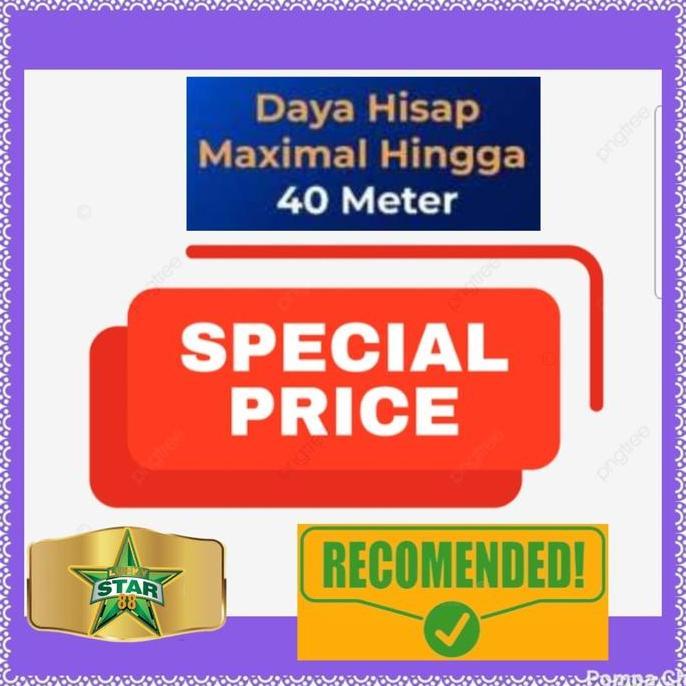 POMPA AIR JET PUMP DP-370 NATIONAL GALIAN 40 MTR KLS ECO NON TABUNG HARGA KHUSUS
