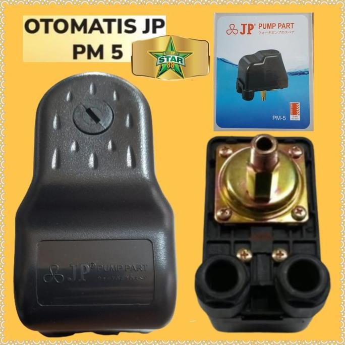 OTOMATIS POMPA AIR JET PUMP WATER PLUS PRESSURE SWITCH SEMI JETPUMP DISKON