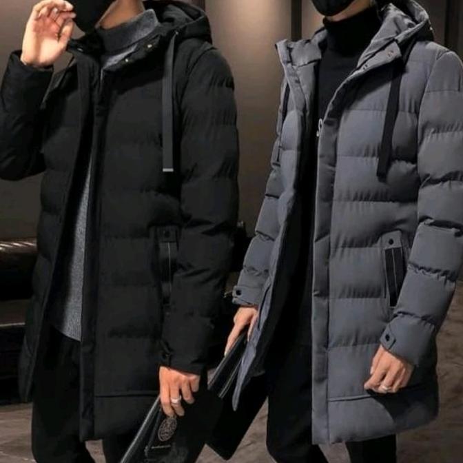 TERBARU  Jaket Winter Pria, Jaket Jubah Pria, Jaket Tebal Musim Dingin Pria, Jaket Jubah Korea Musim