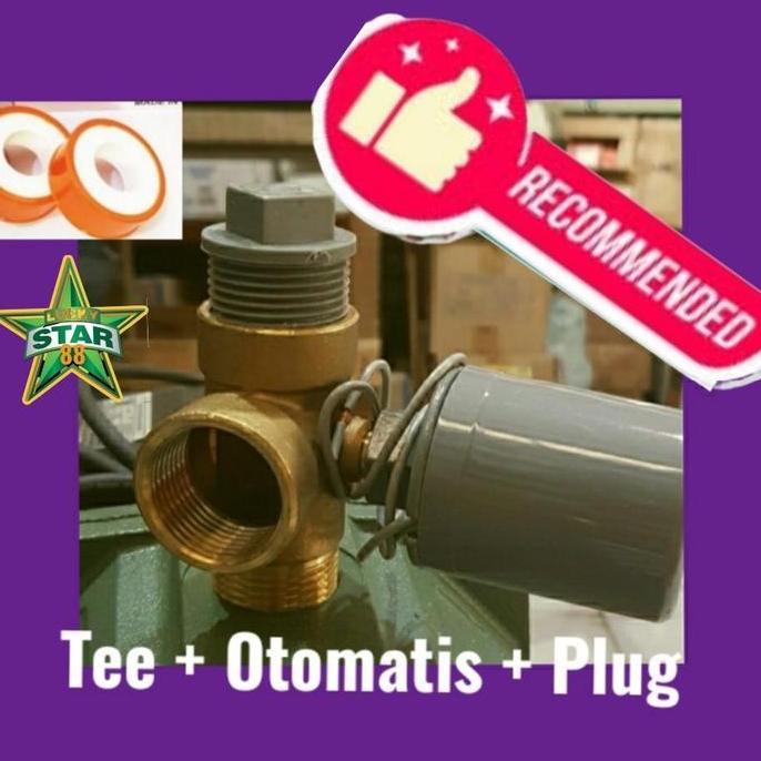 TEE OTOMATIS MESIN POMPA AIR JET PUMP PANASONIC GN 205 HX SUMUR DALAM HEMAT
