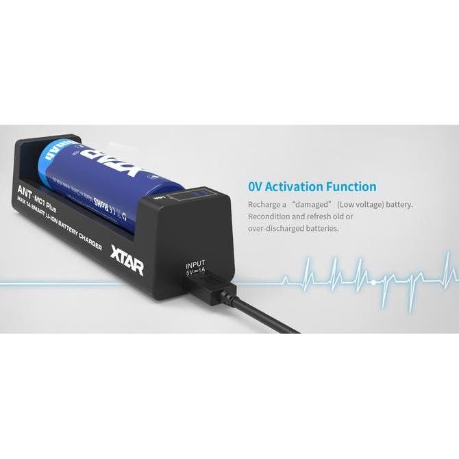 Bisainstan- Xtar Ant Mc1 Plus Charger Baterry 1 Slot