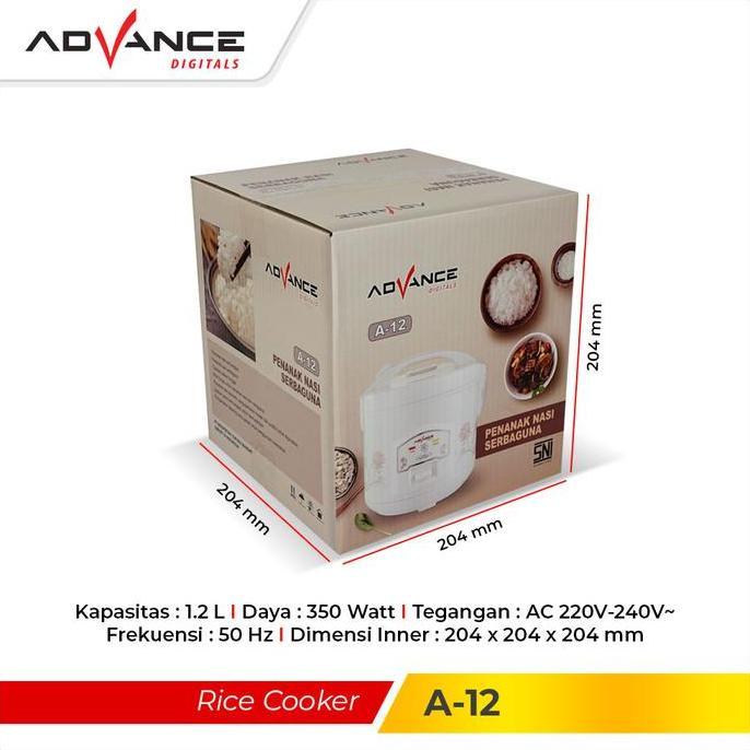 Weshop- Advance Rice Cooker Mini A1 Magicom 1, Liter Penanak Nasi Serbaguna 3In1 Mejikom Listrik Sen