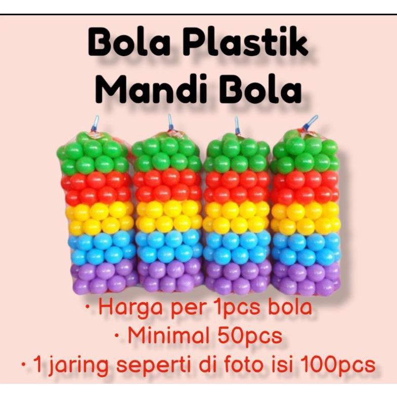 PREMIUM [1PCS] BOLA PLASTIK / MAINAN MANDI BOLA / MANDI BOLA PEKANBARU / BOLA PLASTIK SNI