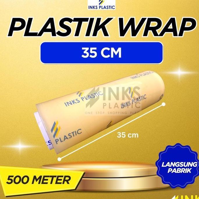Bebasaja- Plastik Wrapping 35 Cm Roll Besar Wrap Pembungkus Makanan