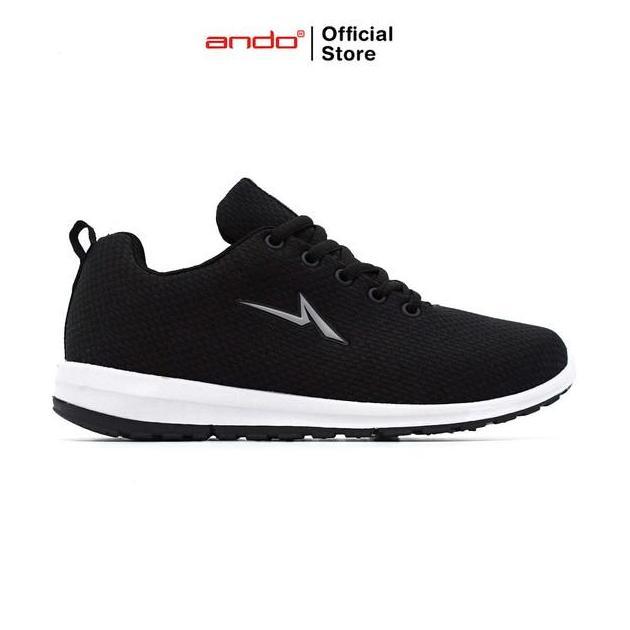 Ando Official Sepatu Nitta Duo Reflective Wanita Dewasa - Hitam/Putih