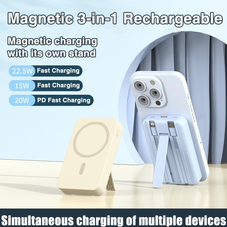 new 20000mah powerbank magsafe 10000mah fast charging iphone wireless powerbank magnetic mini portab