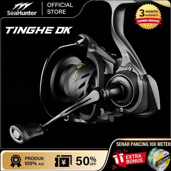 [OFFICIAL] SeaHunter TINGHE DK Power Handle 2500-5000 Spinning Reel Pancing, 7+1BB Bola Berlubang, R