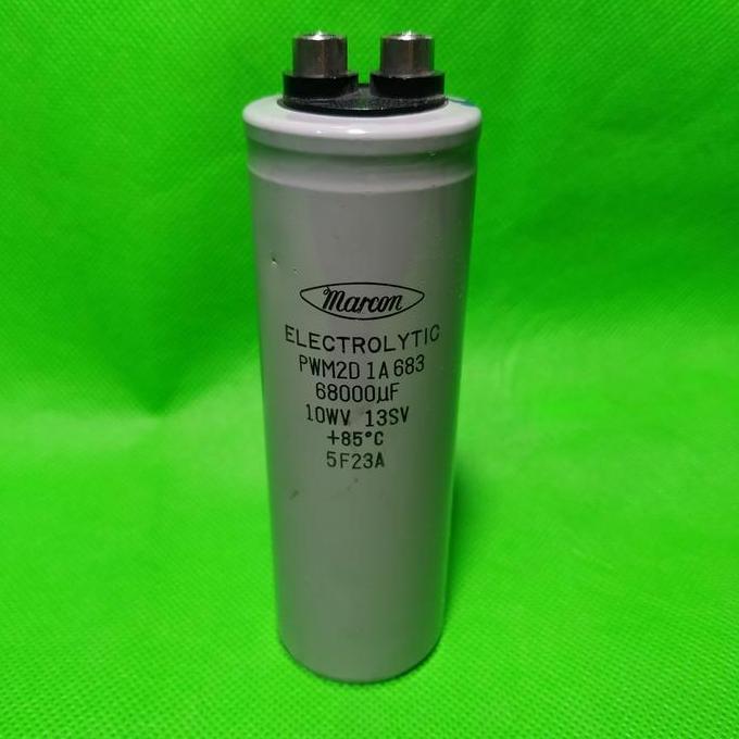 KAPASITOR CAPASITOR ELKO ELCO MARCON PWM2D1A683 68000UF 10V ORIGINAL TERBATAS