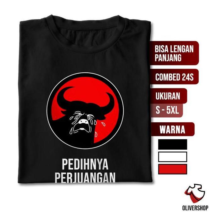 New- Baju Kaos Plesetan Pedihnya Perjuangan - Parodi Kata Kata Tulisan Lucu