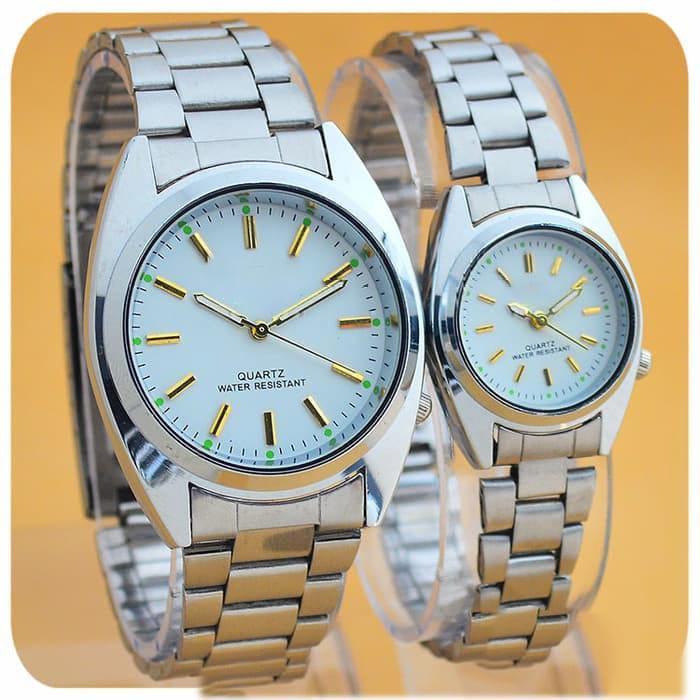 Pa Jam Tangan Couple Murah 5 Rantai Premium Grosir Arloji Sk002