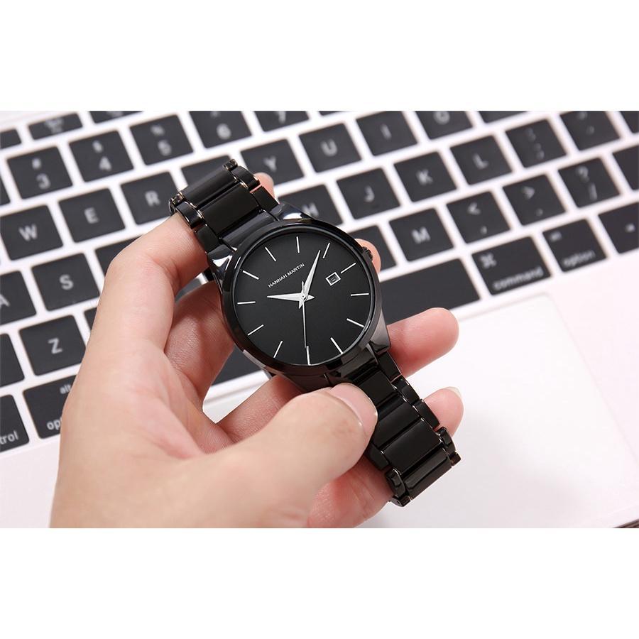 Hannah Martin 17551 Jam Tangan Pria Analog Stainless Steel Hannahmartinos