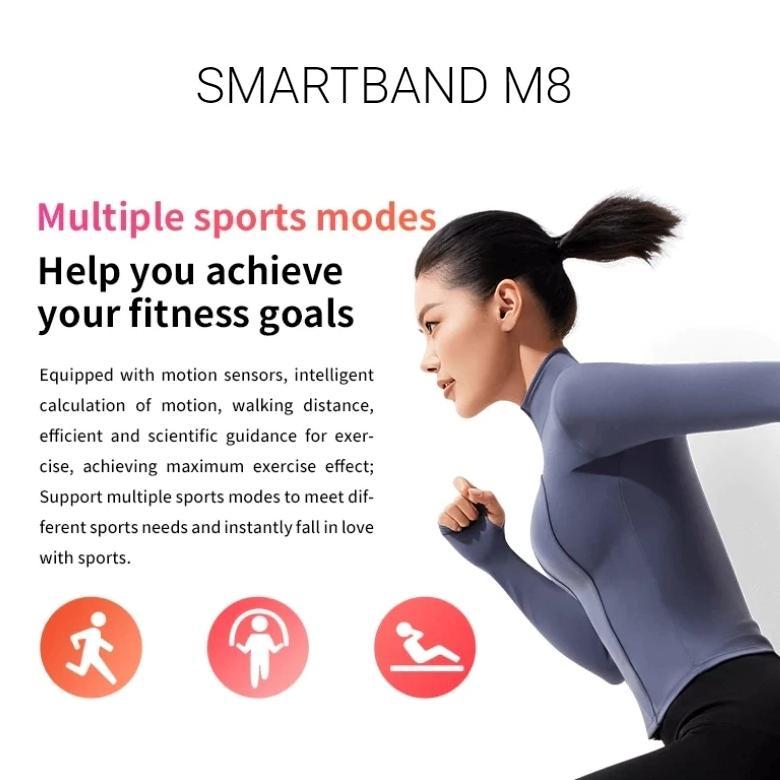 Best Sale [Ori Garansi 12 Bulan]Xiaomi M8 Pro Smartband Sportmode Pria Wanita Anti Air Jam Tangan Ip