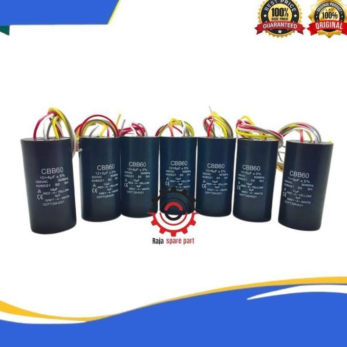 KAPASITOR MESIN CUCI CBB60 II KAPASITOR DOUBLE MESIN CUCI UNIVERSAL