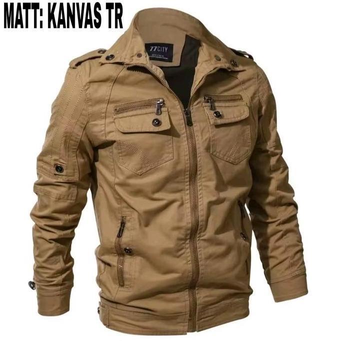 FLASH SALE jaket kanvas us army jaket kanvas pria jaket bomber kanvas pria jaket bomber kanva jaket 