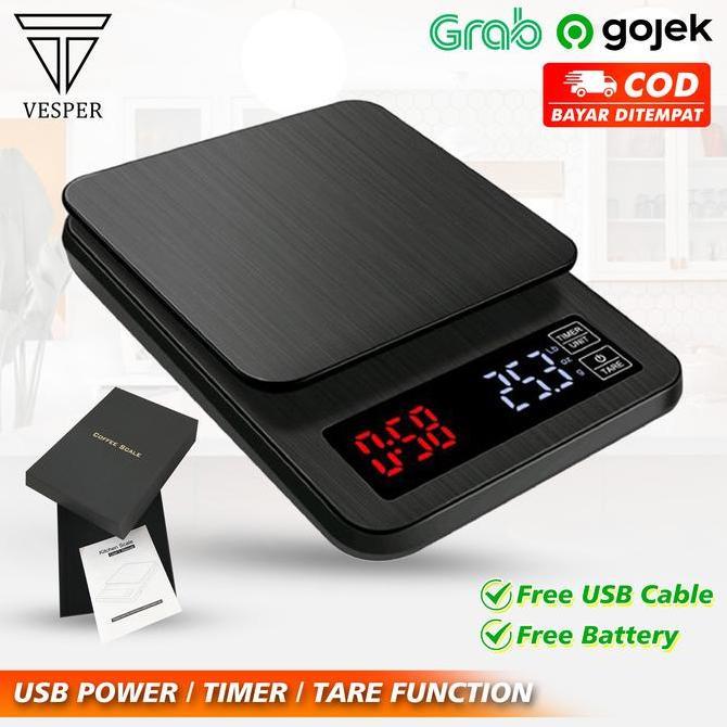 Timbangan dapur digital USB / kitchen scale / timbangan kopi digital