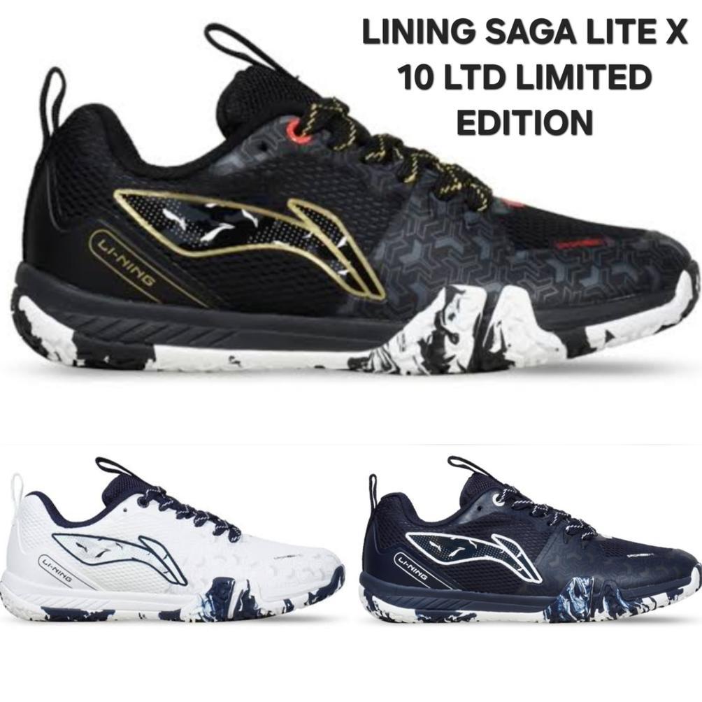 Cuci Gudang Sepatu Badminton Lining Saga Lite X 10 Ltd Limited Edition Ori Lining