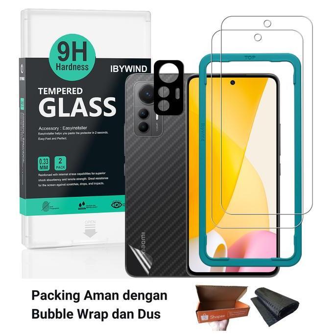Tempered Glass Ibywind untuk Xiaomi 12 Lite Temperglass Layar Bening