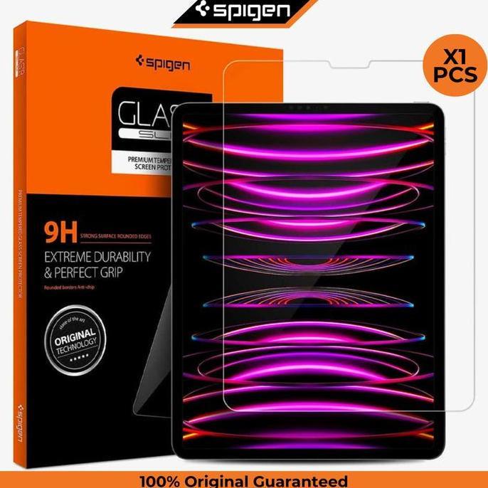 Tempered Glass iPad Pro 12.9 M1 2021 2020 Spigen Glas tR Slim Clear