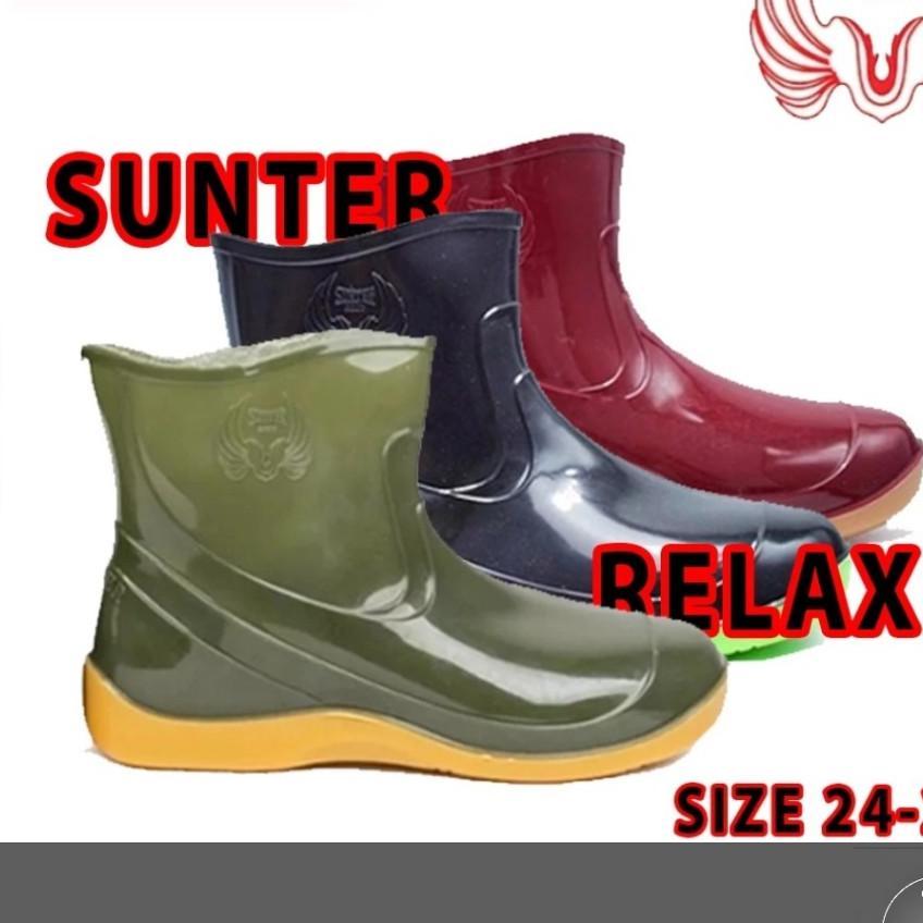 Sepatu Boot Pendek Sunter Relax / Sepatu Boot Pendek Karet