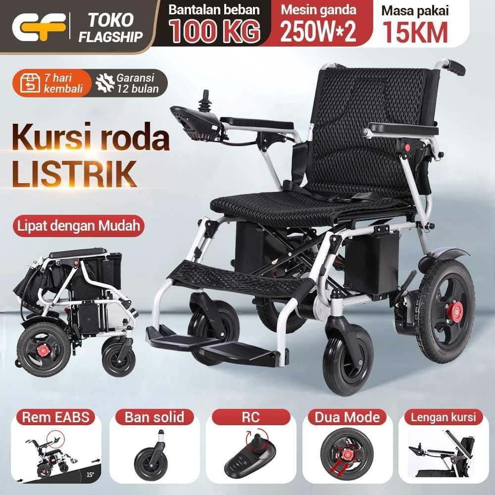 Kursi Roda Elektrik Bisa Lipat Ekonomis / Kursi Roda Medis / Kursi Roda Listrik Cerdas / Kursi Roda 