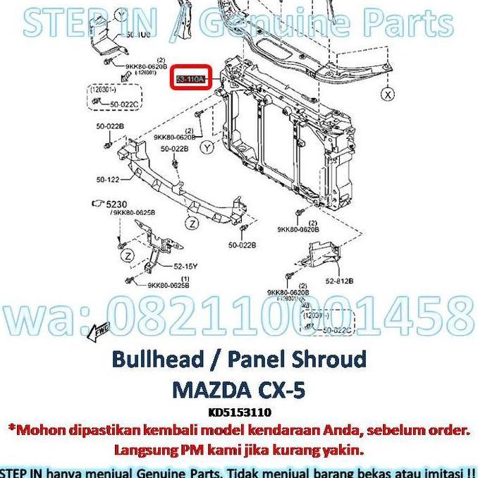 Bullhead Mazda CX-5 CX5 KD5153110 2012 2013 2014 2015