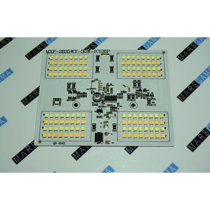 PCB papan Led smd 2835 input 3.7v - 4.2v 18650 DIY led solar panel