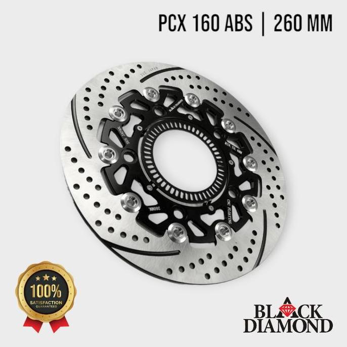 Black Diamond - Disc Brake 260 for PCX 160 ABS Piringan Cakram Depan Twotone dengan Sensor