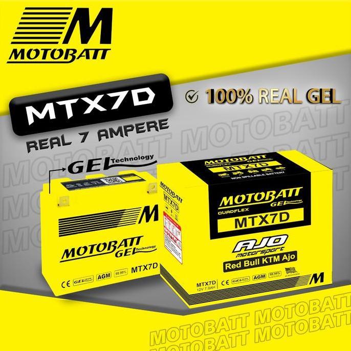 AKI HONDA TIGER / TIGER REVO  MOTOBATT MTX7D - 12V7AH ORIGINAL HIGH QUALITY