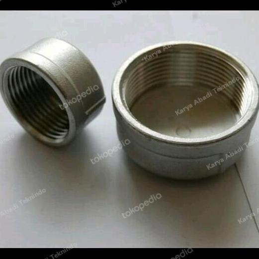 Dop / End Cap Stainless SS304 drat 3/4" inch
