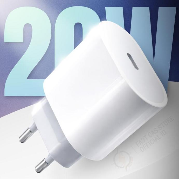 Adapter iPhone Charger ORIGINAL 20W USB-C Fast Charging Power Adapter MFI / Kepala Charger Garansi 1
