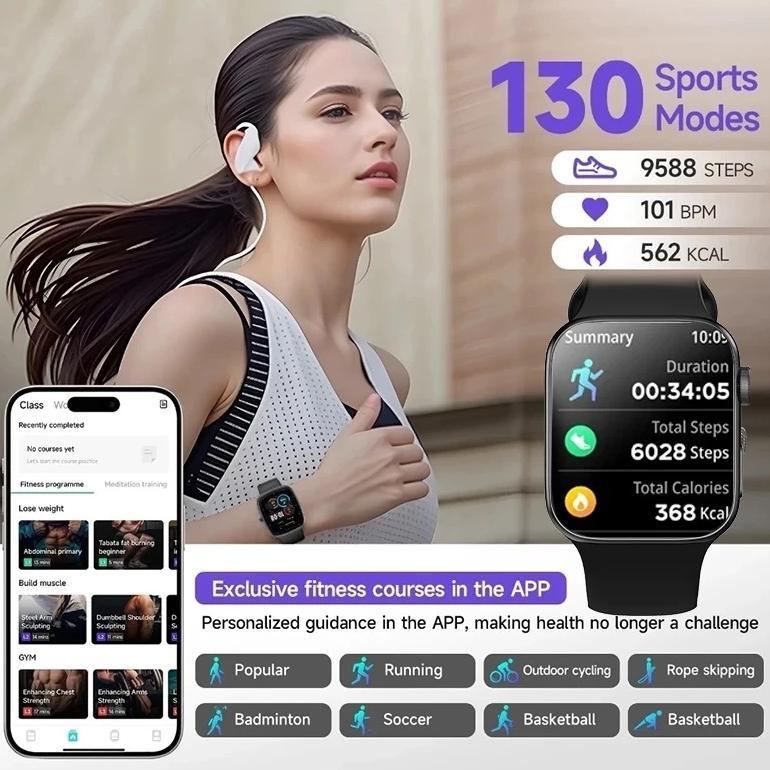HOT DEALS 100%ORI CMM Smartwatch S10 Pro 2.3 Inci HD AMOLED Display GPS NFC Wireless Charging Dan Ga