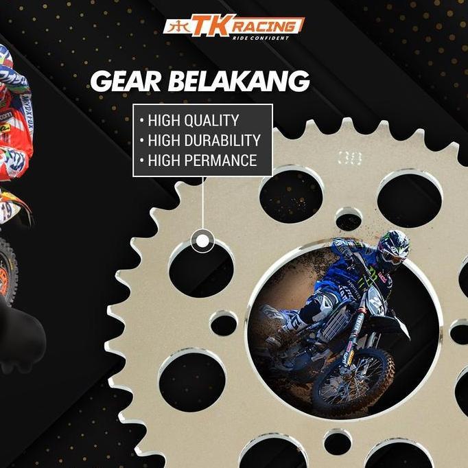 GIR GEAR BELAKANG TK KLX 250/230 SIZE 520-50T/51T/52T/53T/54T/55T