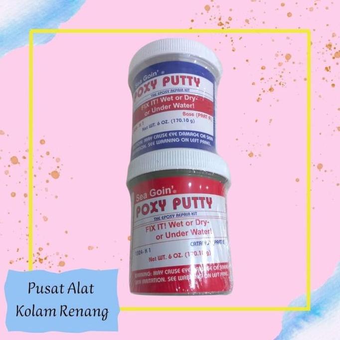 Lem Poxy Putty 170gr | Lem Keramik Dalam Air
