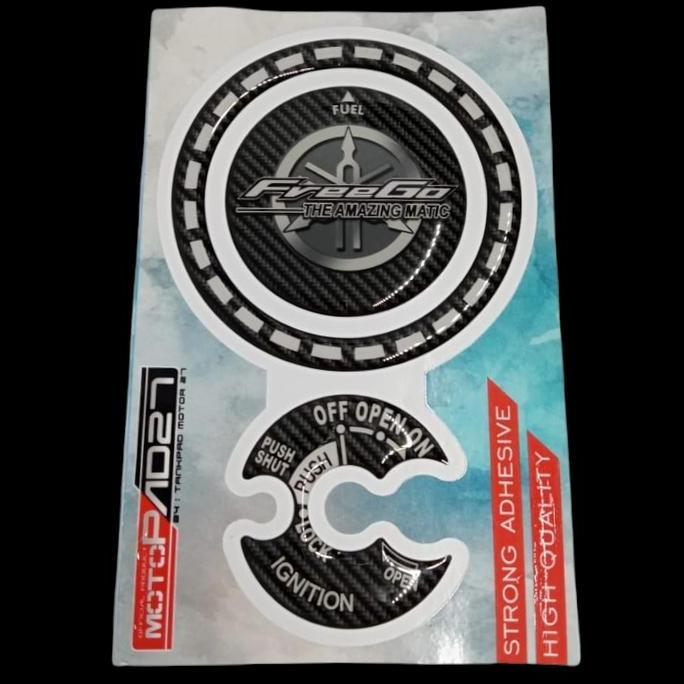 sticker stiker fuelpad keypad Yamaha FREEGO