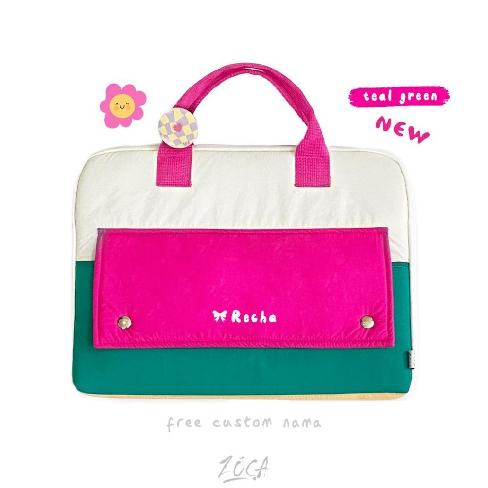 ORIGINAL ZOCA TAS LAPTOP NARA 14" / TAS LAPTOP JINJING (BISA CUSTOM NAMA)