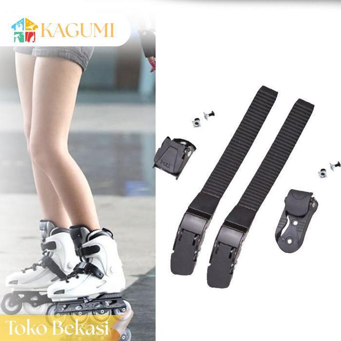 Kagumi Strap Inline Skate Sepatu Roda Buckle Tarik Dengan Sekrup Strap Buckle Inline Skate Universal