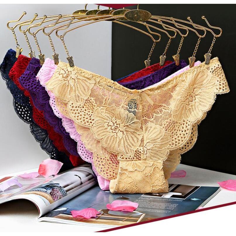value pack bestware sexy transparan renda celana ukuran jumbo hot low waist open crotch celana dalam