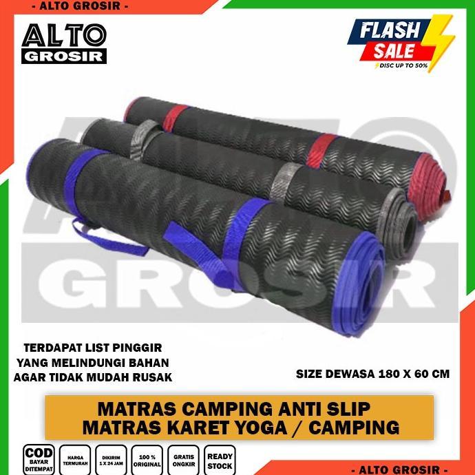 FAVORIT Matras Camping Outdoor DEWASA Matras Olahraga Alas Yoga Karpet Senam Yoga Tebal
